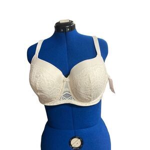 AUDEN Women’s Balconette Bra Size 46D New With Tags White